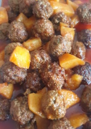 صورة لوصفة داوود باشا أو كرات اللحمة