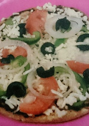 A picture of Roti pizza..