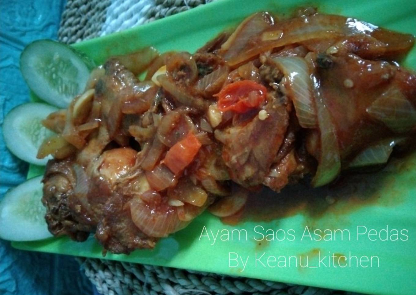 157. Ayam Saos Asam Pedas