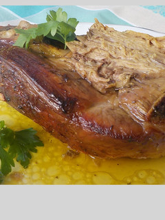 Una foto de Pierna de cordero al horno tradicional