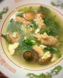 小松菜香菇肉羹湯