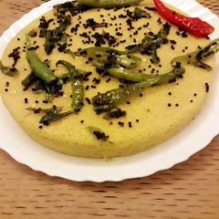 Khaman dhokla A picture of Khaman dhokla.