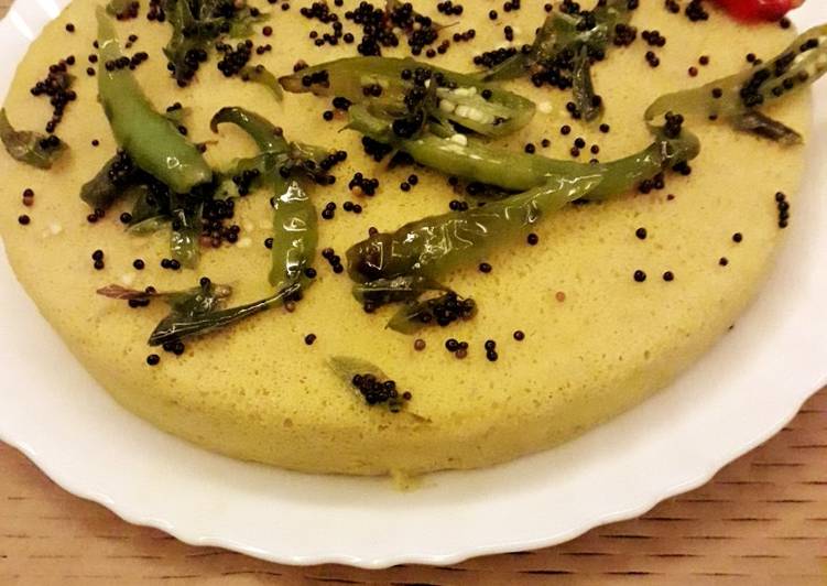 Coconut Dhokla - With Blogging Dhokla Recipe : Dhokla can ...