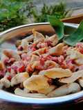 Straccetti di pollo con prosciutto cotto