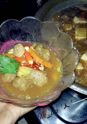 Foto resep Bakso Tahu Semur Betawi 'ㅅ'