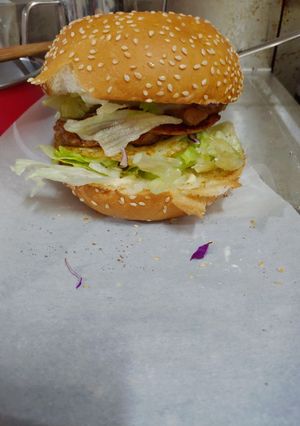 雞肉漢堡 的食譜成品照片