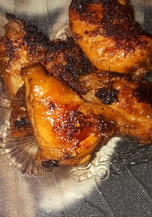 Foto resep Ayam bakar pedas manis pakai teflon