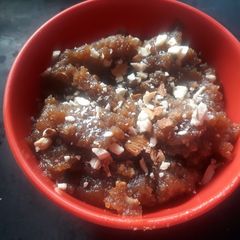 A picture of Atta halwa.