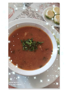 صورة لوصفة شوربة مرمز