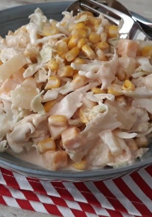 Una foto de Ensalada de col