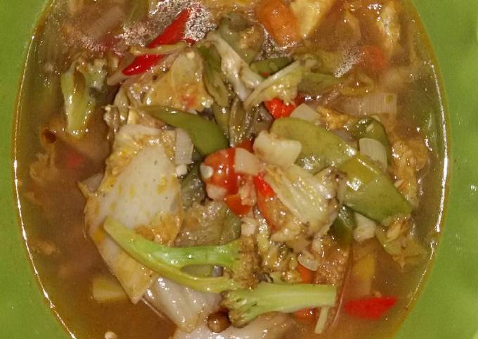 Resep Capcay Kuah Pedas Oleh Diny Felis Cookpad