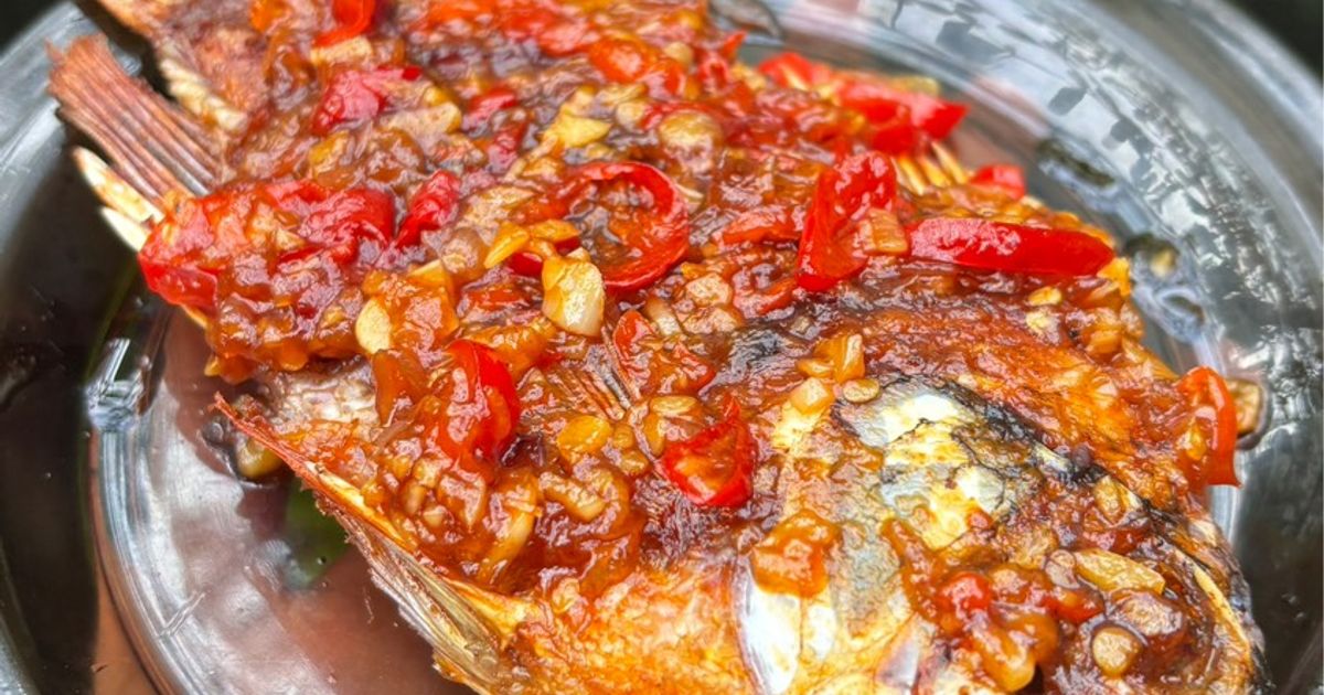 Ikan Nila Goreng Saus Padang