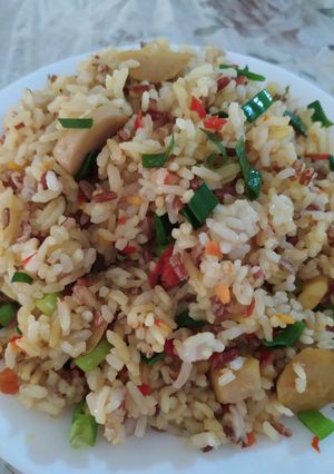 Foto resep Nasi Goreng Daun Jeruk | tanpa kecap