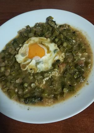 Una foto de Espárragos guisados