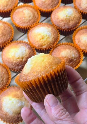 Una foto de Magdalenas con miel 🍯 🐝(inspiradas en una receta de Encarni 🥰)