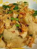 Giò sống rim tôm khô