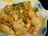 Giò sống rim tôm khô