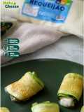 Abobrinha Recheada com Gorgonzola e Requeijão Vegetal NatuCheese