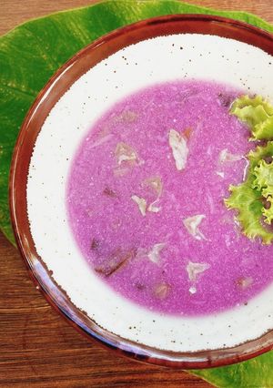 Hình của món Canh khoai mỡ nấu chay.