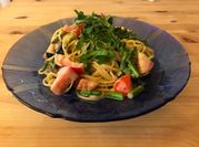 A picture of shiso pasta