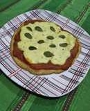 Pizza vegana express al sartén - con quesito veg - 🍕🍕:)