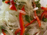 Ensalada de cebolla y morrón