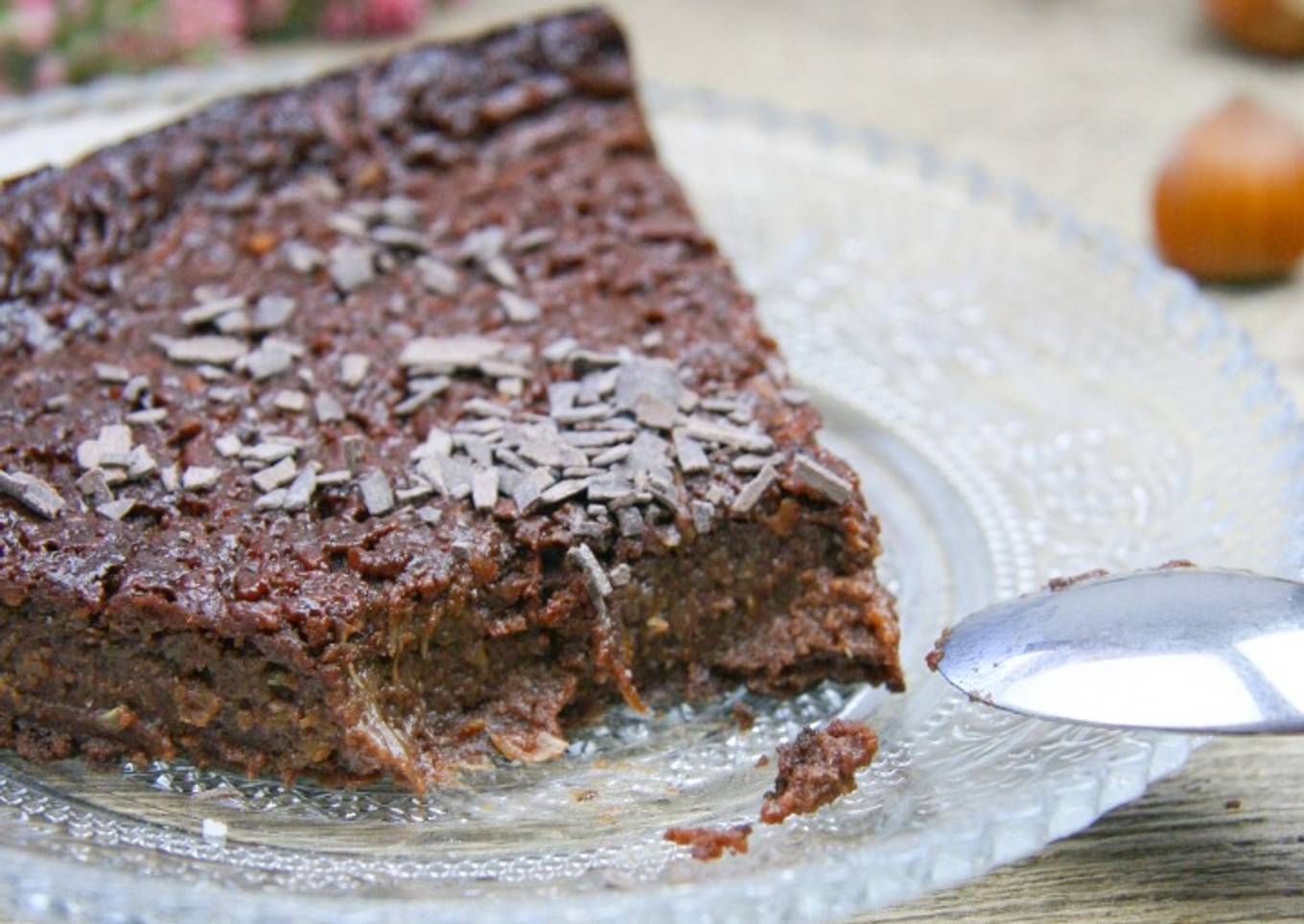 Gâteau chocolat/noisette à la courgette