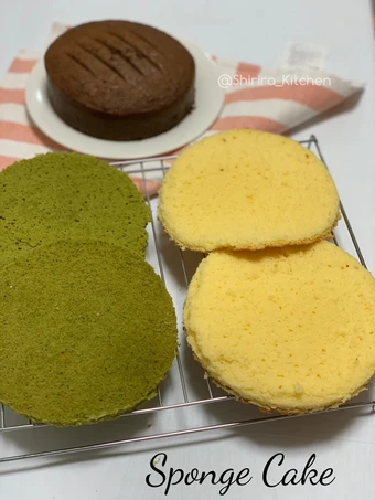 Cara Simple Membuat Resep  Sponge Cake vanilla, matcha,Cocoa (kue dasar u ulang tahun) yang Enak, Lezat Sekali