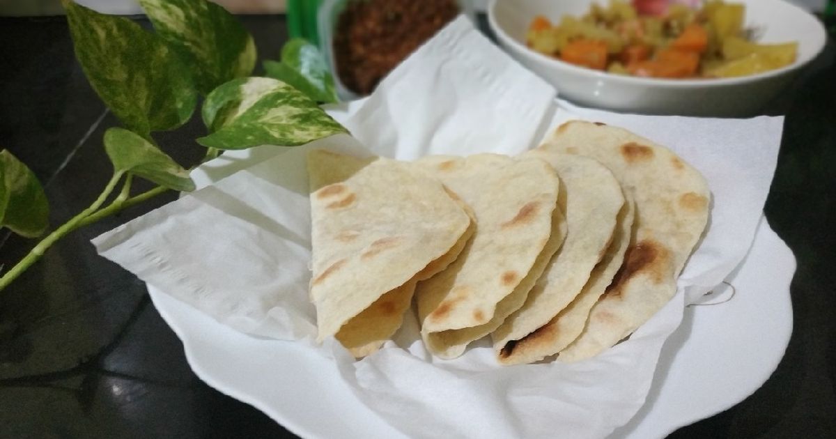 Resep Roti Capati (Roti India) oleh wirna - Cookpad