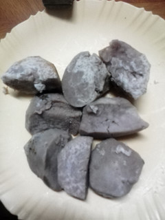 A picture of Boiled Nduma.