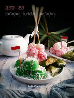 Foto resep Jajanan Pasar (Putu Singkong, Kue Katen & Lemet Singkong)