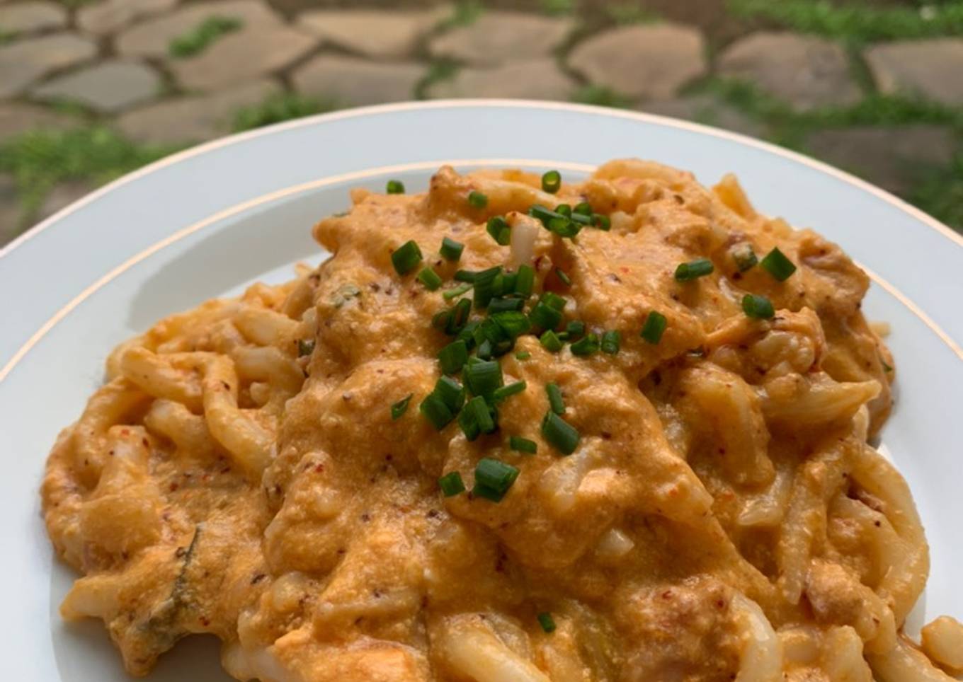 Kimchi udon carbonara (source : wilgoz)