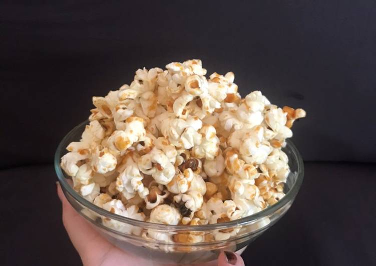 Homemade Pop corn caramel