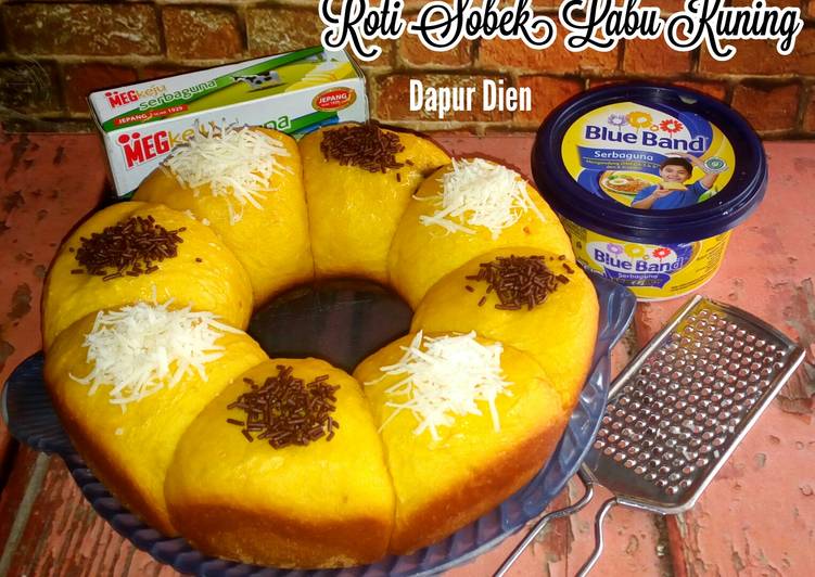 Resep Roti Sobek Labu Kuning (no telur) | Resep Bumbu Roti Sobek Labu Kuning (no telur) Yang Enak Banget