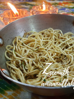 A picture of Spaghetti Aglio E Olio.