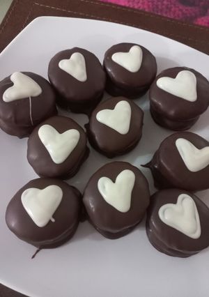 Una foto de Alfajor Chocolate Manjar