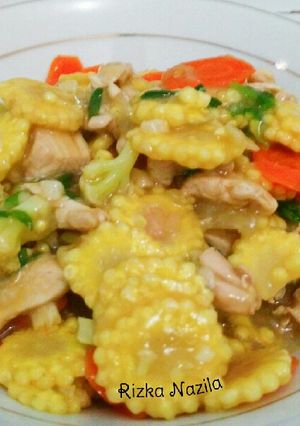 Foto resep Ayam Cah Jamur