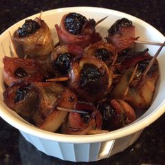 A picture of Bittersweet Bacon and Prune Snacks.