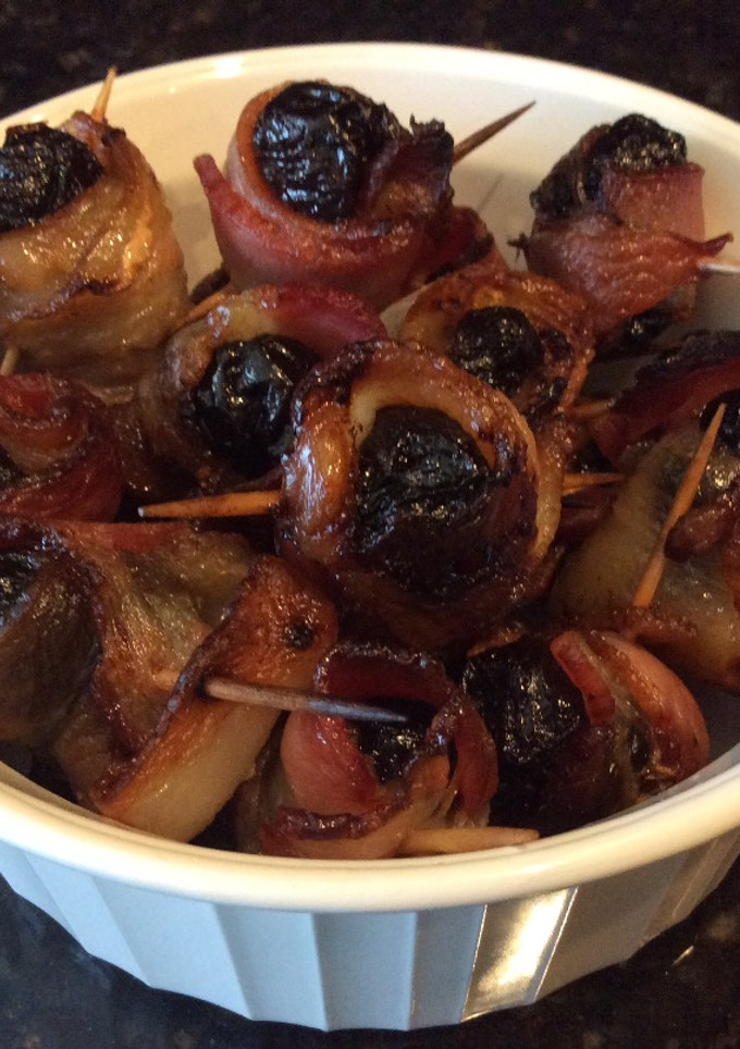 A picture of Bittersweet Bacon and Prune Snacks.