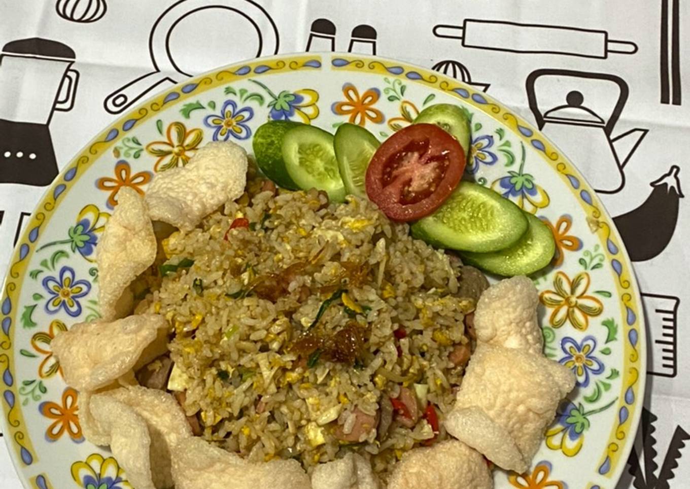 Nasi Goreng Sosis Bakso