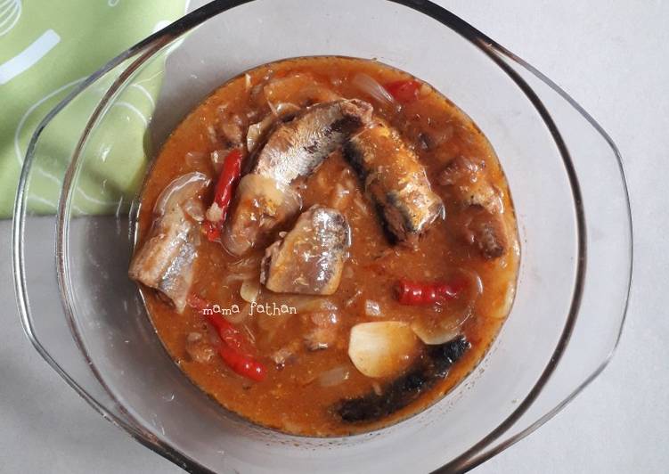 Resep Tumis sarden kalengan dan tips tidak amis, Lezat
