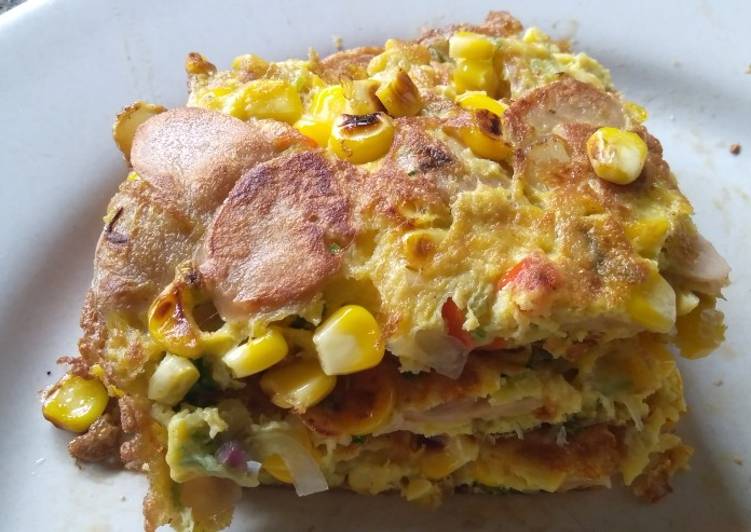 Resep Mix omelette Anti Gagal