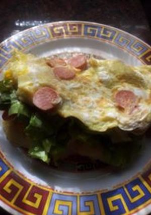 Una foto de Omelet relleno