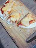 Pizzas caseras muy ricas y grandes