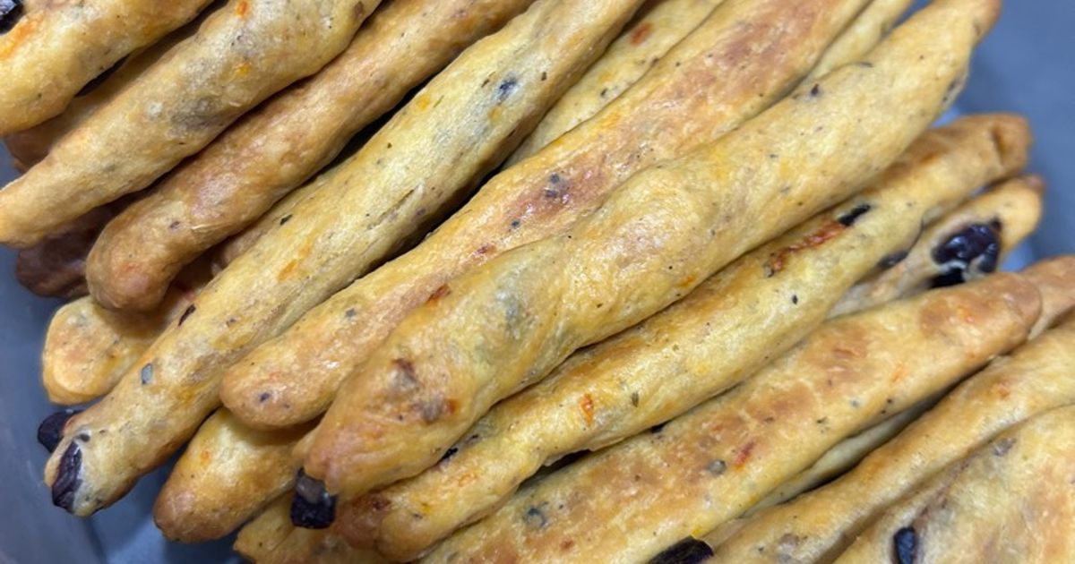 Κριτσίνια με ντομάτα και ελιά φανταστικά !!!-image