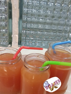 A picture of Mixed fruits drink.