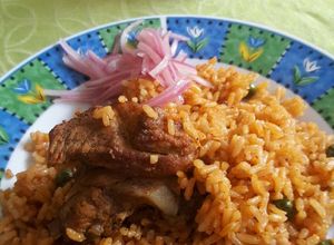 Una foto de Arroz con Chancho