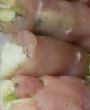 Rollitos de pollo rellenos