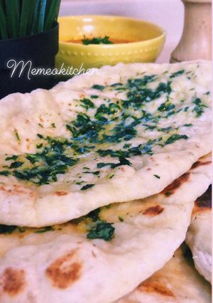 صورة لوصفة خبز النان naan bread