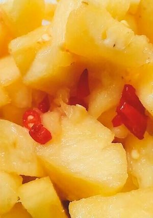Foto resep Manisan nanas madu segar